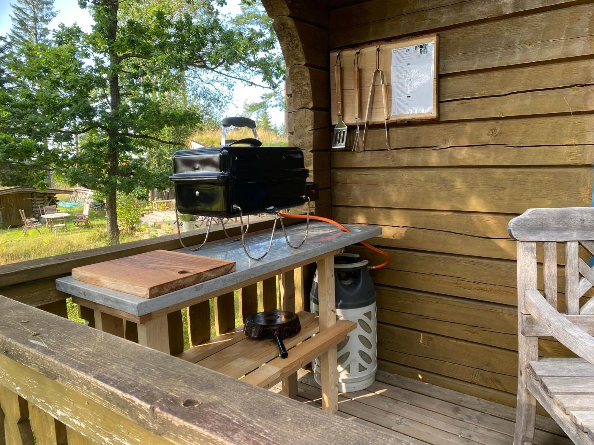 Timrad Stuga I Kanten Av Skogen Med Spa Moejlighet Mullsjö Dış mekan fotoğraf